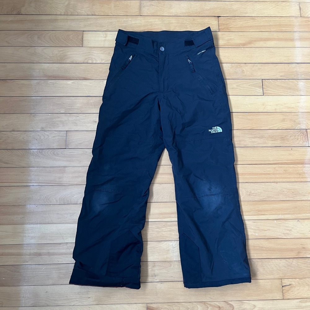 The North Face Boys Freedom Insulated Snow Pants Black DryVent Size M 10/12